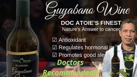 doc atoie is a real doctor|Doc Atoie’s Guyabano wine isn't treatment for cancer.